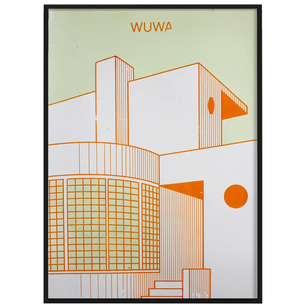 plakat architektoniczny WuWA Wrocawskie osiedle 50x70cm