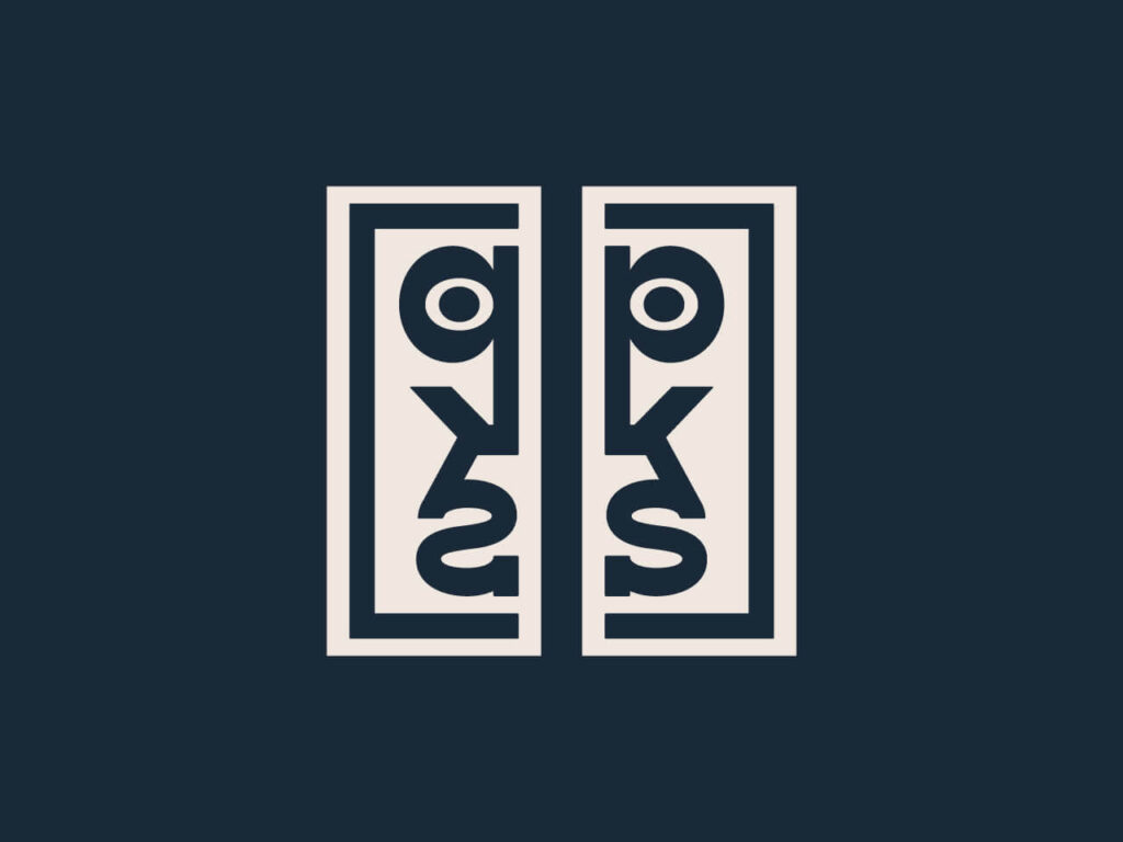 Geometryczny projekt logo PKS