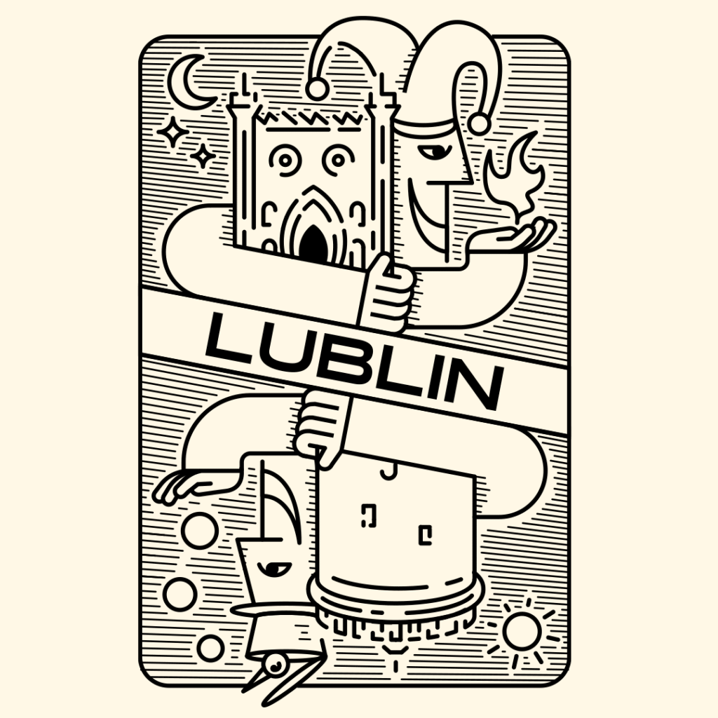 Illustration project, city of Lublin, variant 2