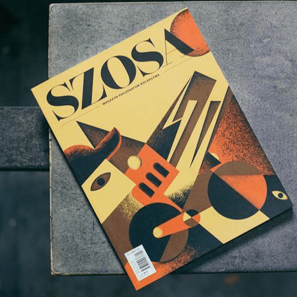 Illustration for the cover of Szosa magazine, variant 2