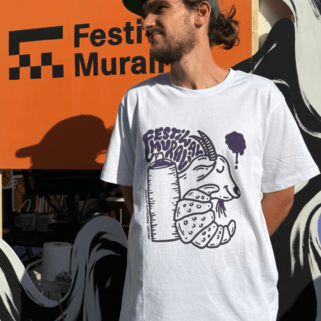 Illustration for a mural festival, variant 2