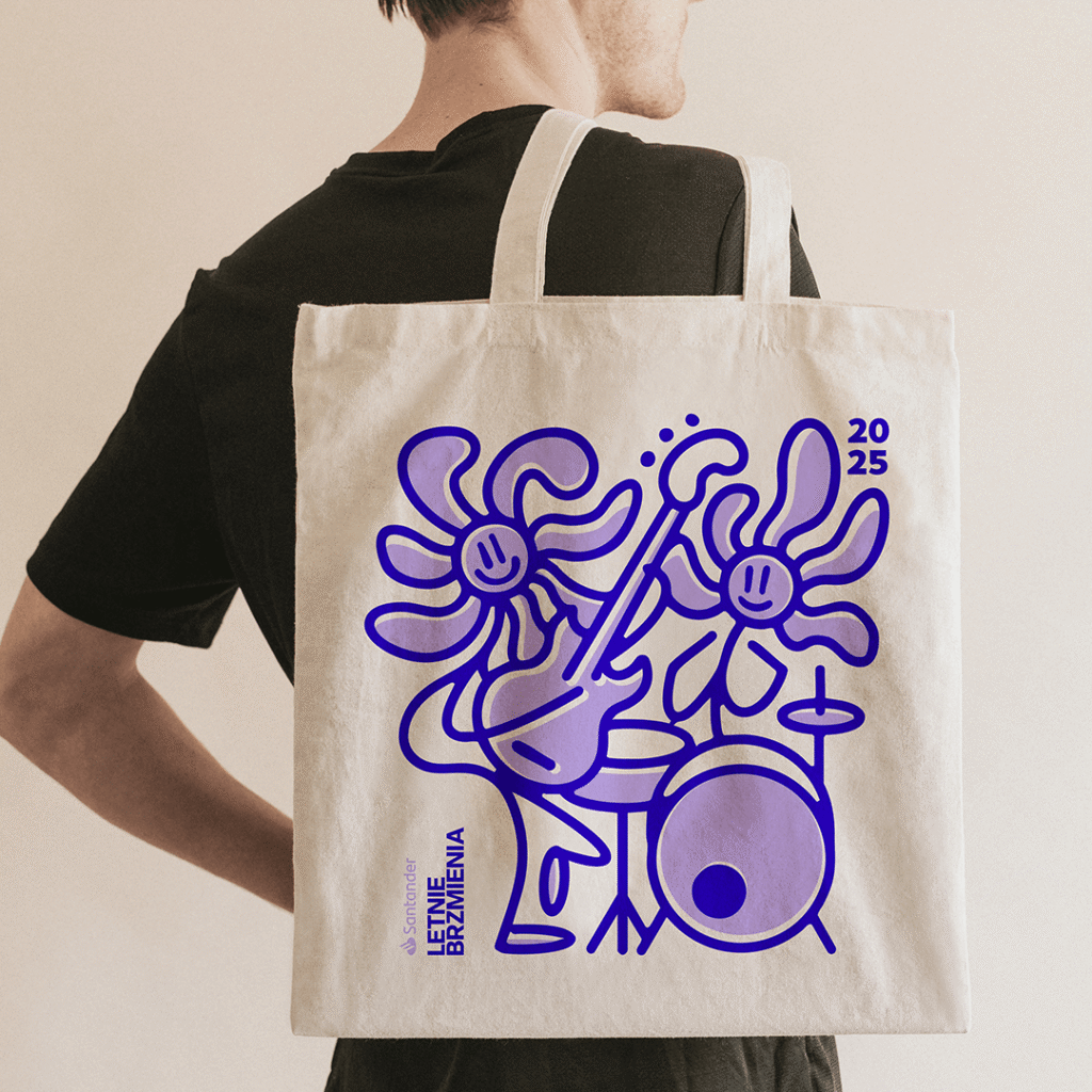 Illustration for the Letnie Brzmienia (Summer Sounds) 2025 festival, variant 2