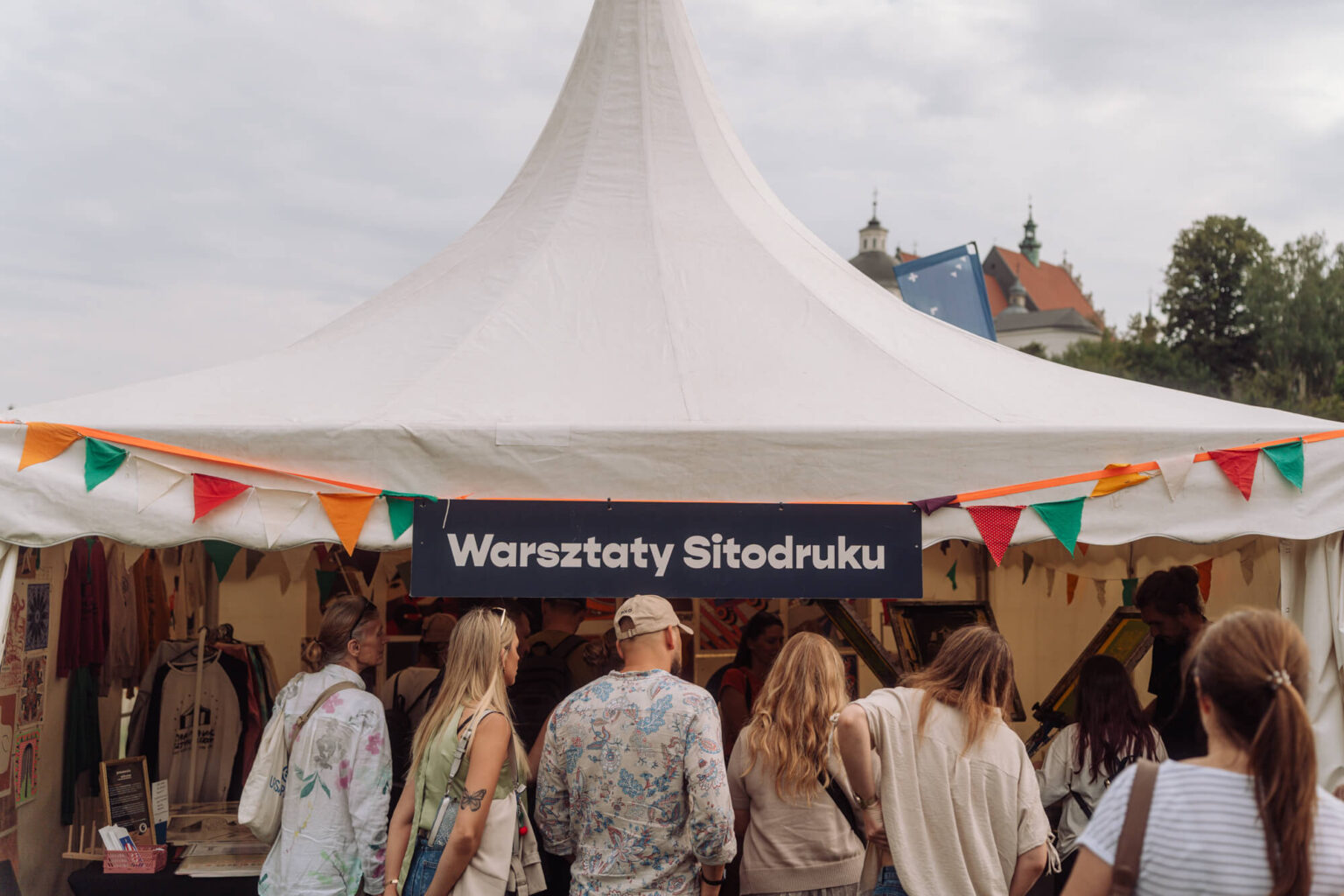 Warsztaty sitodruku na evencie Carnaval Sztukmistrzów, Wrocław