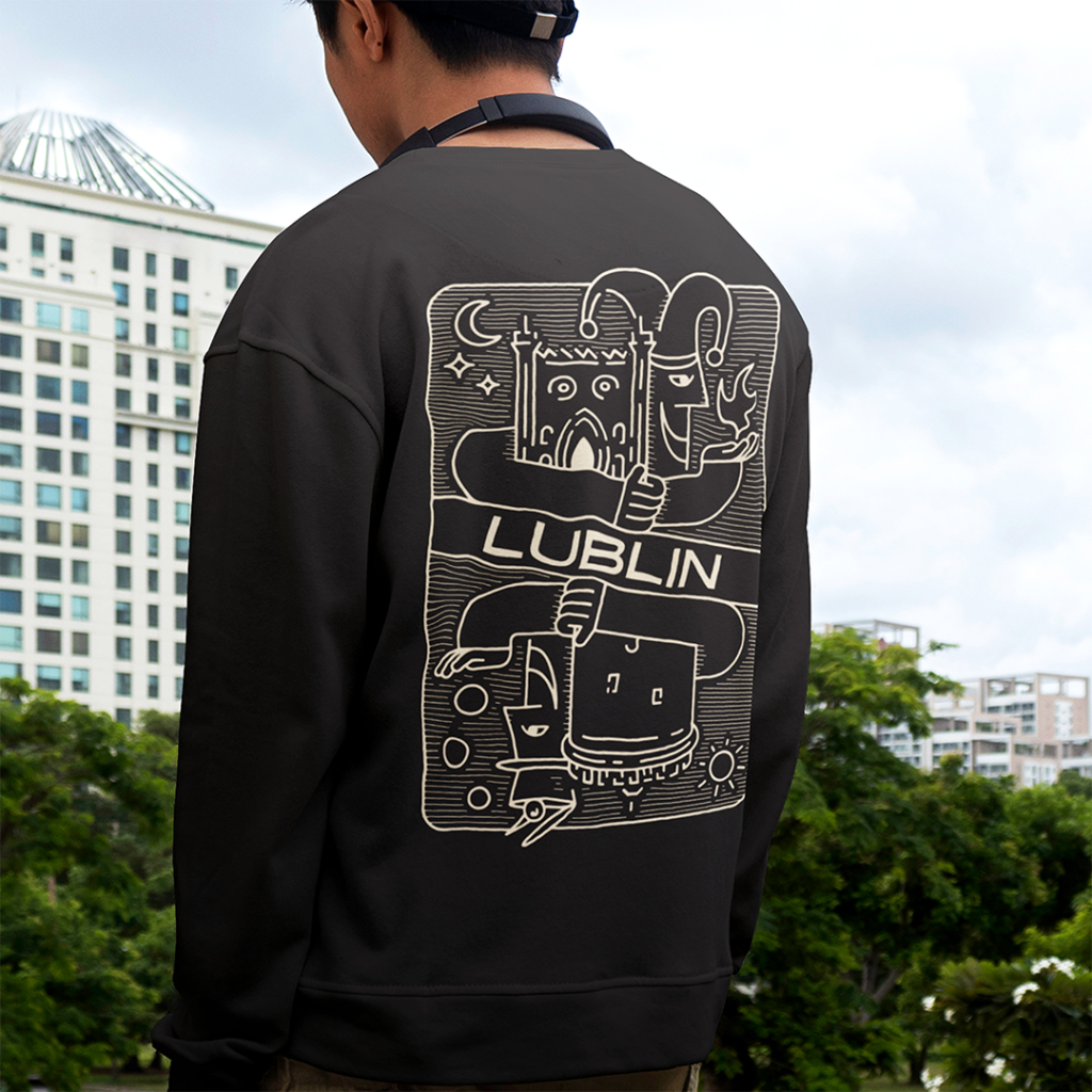 Illustration project, city of Lublin, variant 1